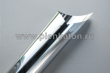 Зеркальная пленка арт. Silver 5. Серебро 5, светлое зеркало (1,52х3 м.) - Китай